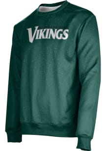 ProSphere Cleveland State Vikings Mens Green Heather Long Sleeve Crew Sweatshirt