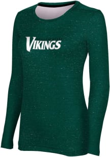 ProSphere Cleveland State Vikings Womens Green Heather LS Tee
