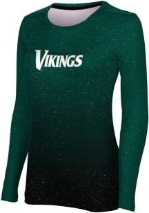 ProSphere Cleveland State Vikings Womens Green Ombre LS Tee