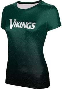 ProSphere Cleveland State Vikings Womens Green Ombre Short Sleeve T-Shirt