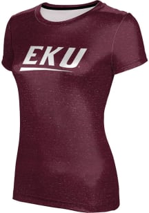 ProSphere Eastern Kentucky Colonels Womens Maroon Heather Short Sleeve T-Shirt