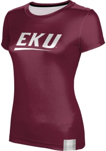 ProSphere Eastern Kentucky Colonels Womens Maroon Solid Short Sleeve T-Shirt