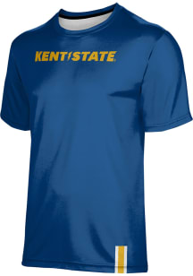 ProSphere Kent State Golden Flashes Youth Navy Blue Solid Short Sleeve T-Shirt