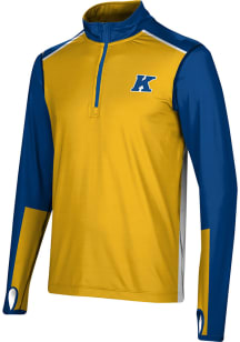 ProSphere Kent State Golden Flashes Mens Navy Blue Counter Long Sleeve 1/4 Zip Pullover