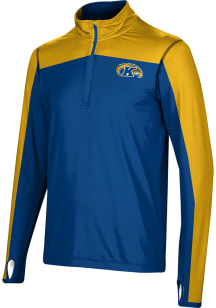 ProSphere Kent State Golden Flashes Mens Navy Blue Sharp Long Sleeve 1/4 Zip Pullover