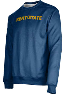 ProSphere Kent State Golden Flashes Mens Navy Blue Heather Long Sleeve Crew Sweatshirt