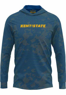 ProSphere Kent State Golden Flashes Mens Navy Blue Disrupter Long Sleeve Hoodie