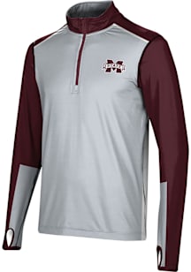 ProSphere Mississippi State Bulldogs Mens Maroon Counter Long Sleeve Qtr Zip Pullover