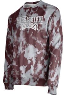 ProSphere Mississippi State Bulldogs Mens Maroon Grunge Long Sleeve Crew Sweatshirt