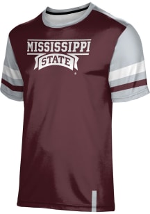 ProSphere Mississippi State Bulldogs Maroon Old School Short Sleeve T Shirt