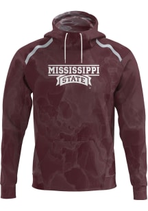 ProSphere Mississippi State Bulldogs Mens Maroon Element Long Sleeve Hoodie