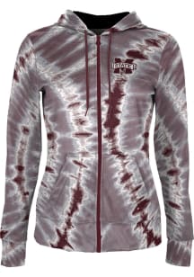 ProSphere Mississippi State Bulldogs Womens Maroon Tie Dye Light Weight Jacket
