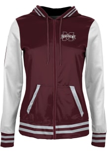 ProSphere Mississippi State Bulldogs Womens Maroon Letterman Light Weight Jacket