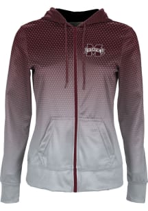 ProSphere Mississippi State Bulldogs Womens Maroon Zoom Light Weight Jacket