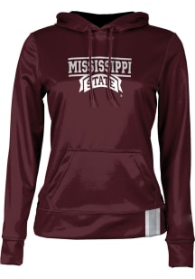 ProSphere Mississippi State Bulldogs Womens Maroon Solid Hooded Sweatshirt