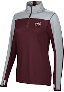 ProSphere Mississippi State Bulldogs Womens Maroon Sharp Qtr Zip