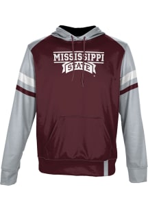 ProSphere Mississippi State Bulldogs Youth Maroon Old School Long Sleeve Hoodie