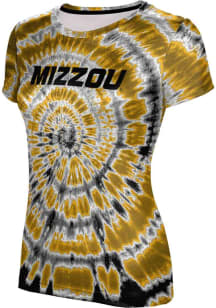 ProSphere Missouri Tigers Womens Black Tie Dye Short Sleeve T-Shirt