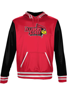 ProSphere Illinois State Redbirds Youth Red Letterman Long Sleeve Hoodie