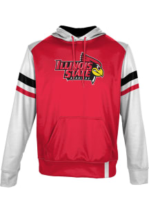 ProSphere Illinois State Redbirds Youth Red Old School Long Sleeve Hoodie