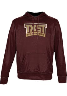 ProSphere Texas State Bobcats Youth Maroon Heather Long Sleeve Hoodie
