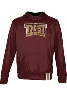 ProSphere Texas State Bobcats Youth Maroon Solid Long Sleeve Hoodie