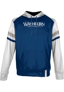 ProSphere Washburn Ichabods Youth Blue Old School Long Sleeve Hoodie