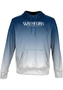 ProSphere Washburn Ichabods Youth Blue Zoom Long Sleeve Hoodie