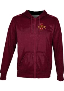 ProSphere Iowa State Cyclones Youth Cardinal Heather Light Weight Jacket