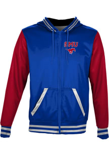 ProSphere SMU Mustangs Youth Blue Letterman Light Weight Jacket