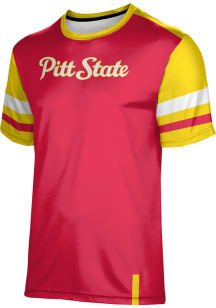 ProSphere Pitt State Gorillas Youth Red Old School Short Sleeve T-Shirt