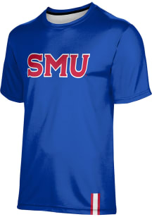 ProSphere SMU Mustangs Youth Blue Solid Short Sleeve T-Shirt
