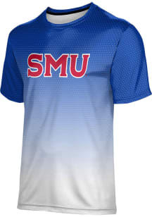 ProSphere SMU Mustangs Youth Blue Zoom Short Sleeve T-Shirt