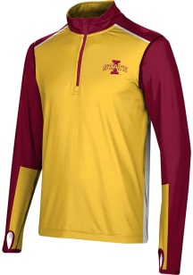 ProSphere Iowa State Cyclones Mens Cardinal Counter Long Sleeve 1/4 Zip Pullover