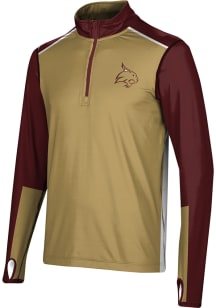 ProSphere Texas State Bobcats Mens Maroon Counter Long Sleeve 1/4 Zip Pullover