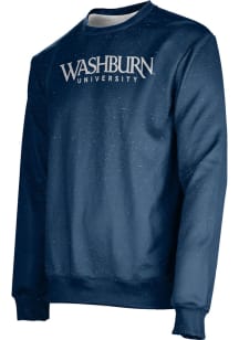 ProSphere Washburn Ichabods Mens Blue Heather Long Sleeve Crew Sweatshirt