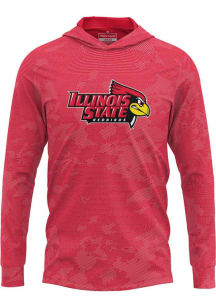 ProSphere Illinois State Redbirds Mens Red Disrupter Long Sleeve Hoodie