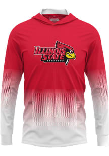 ProSphere Illinois State Redbirds Mens Red Hex Pro Long Sleeve Hoodie