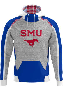 ProSphere SMU Mustangs Mens Blue Heritage Long Sleeve Hoodie