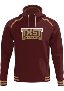 ProSphere Texas State Bobcats Mens Maroon Classic Long Sleeve Hoodie