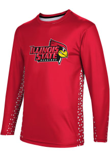 ProSphere Illinois State Redbirds Red Geometric Long Sleeve T Shirt