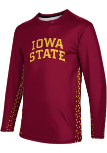 ProSphere Iowa State Cyclones Cardinal Geometric Long Sleeve T Shirt