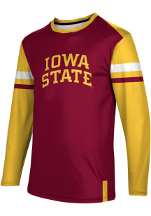 ProSphere Iowa State Cyclones Cardinal Old School Long Sleeve T Shirt