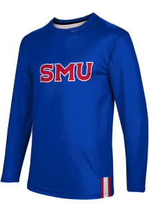 ProSphere SMU Mustangs Blue Solid Long Sleeve T Shirt