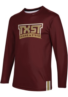 ProSphere Texas State Bobcats Maroon Solid Long Sleeve T Shirt