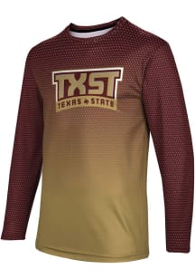 ProSphere Texas State Bobcats Maroon Zoom Long Sleeve T Shirt