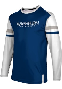 ProSphere Washburn Ichabods Blue Old School Long Sleeve T Shirt