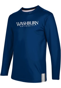 ProSphere Washburn Ichabods Blue Solid Long Sleeve T Shirt