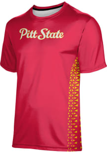 ProSphere Pitt State Gorillas Red Geometric Short Sleeve T Shirt