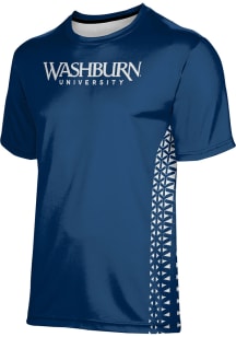 ProSphere Washburn Ichabods Blue Geometric Short Sleeve T Shirt
